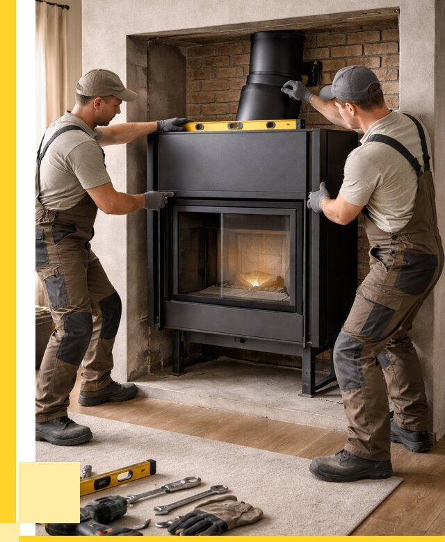 Установка каминных топок в Городце под ключ от 18221 р. | ЭриданГрд