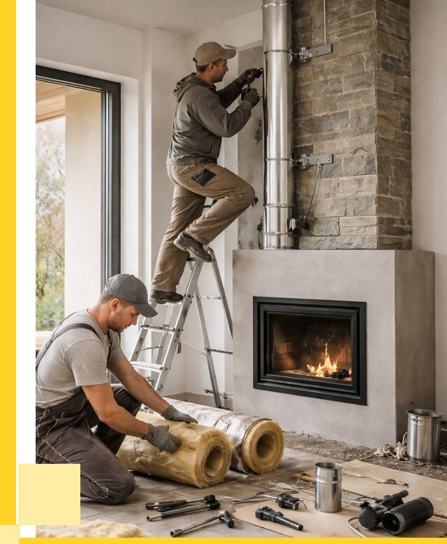 Монтаж дымоходов для каминов в Городце от 15185 р. ЭриданГрд