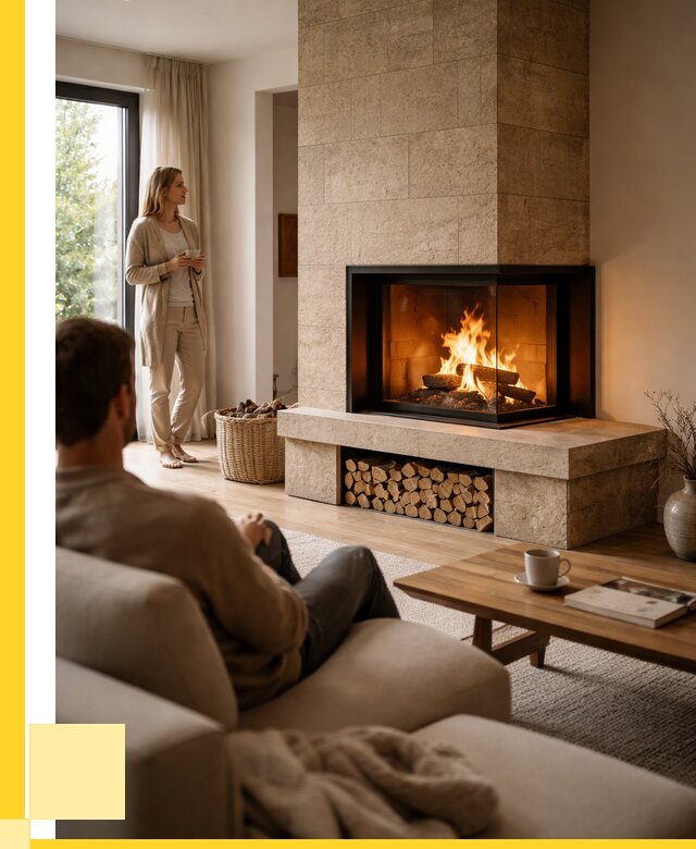 Угловые камины из кирпича установка в Городце от 151845 р. ЭриданГрд