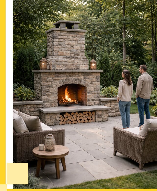 Уличные камины из кирпича в Городце от 151845 р. | ЭриданГрд