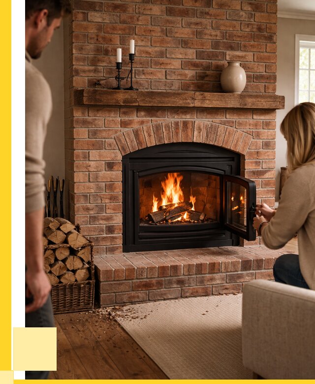 Кирпичные камины под ключ в Городце от 151845 р. | ЭриданГрд