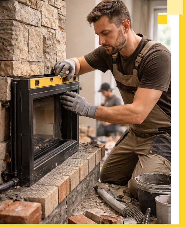 Дровяные камины под ключ в Городце: монтаж, обустройство