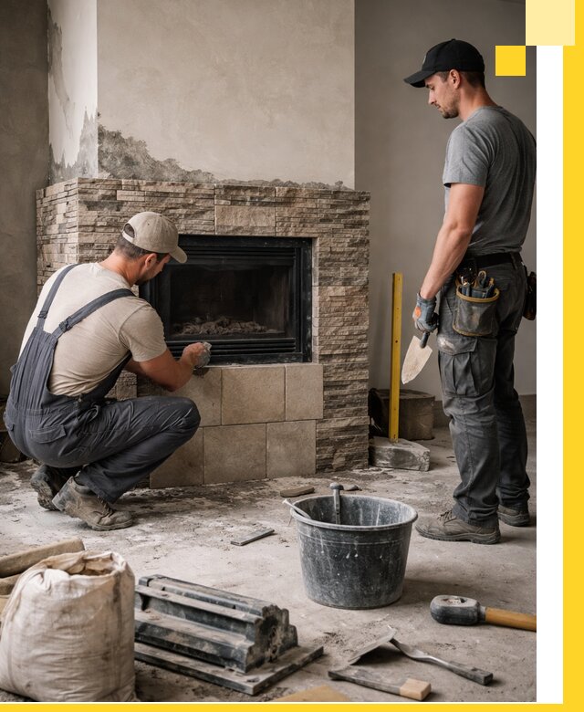 Камины под ключ в Городце: проект, изготовление и монтаж