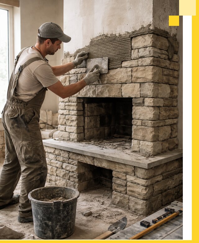 Строительство каминов под ключ в Городце от проектирования до монтажа