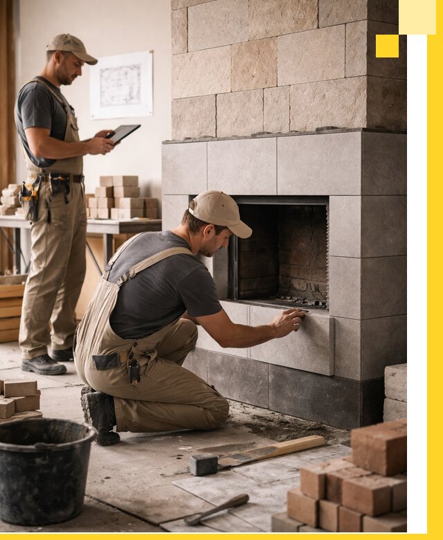 Индивидуальные проекты каминов и каминных систем в Городце