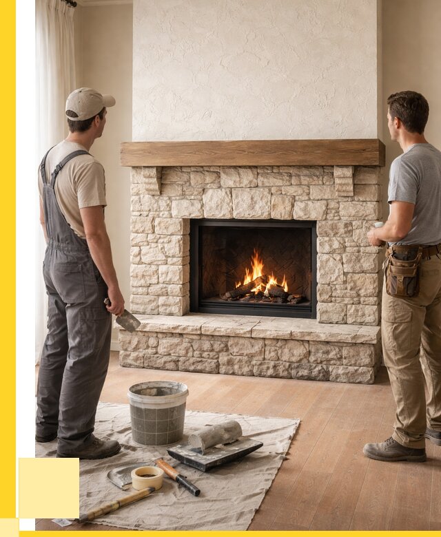 Отделка каминов в Городце от 6580 р. под ключ | ЭриданГрд