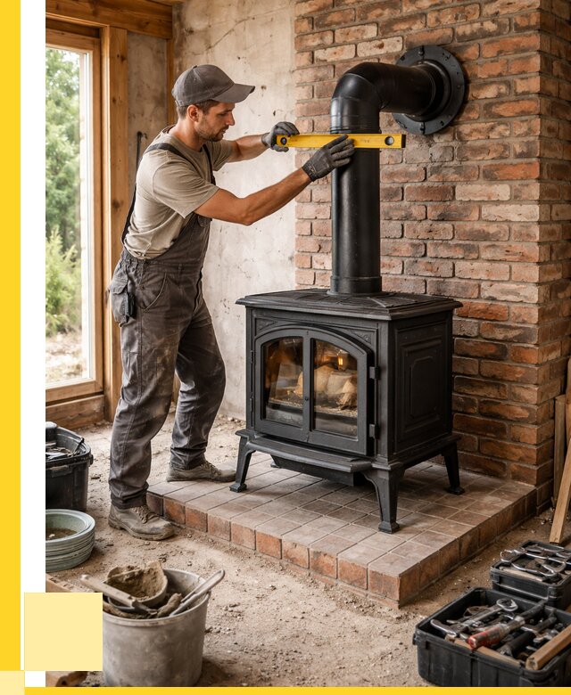 Монтаж печей установка банной печи в Городце от 15185 р. | ЭриданГрд