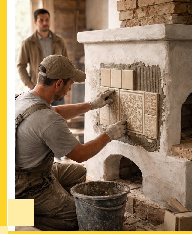 Отделка печей и банных печей в Городце от 35431 р. | ЭриданГрд