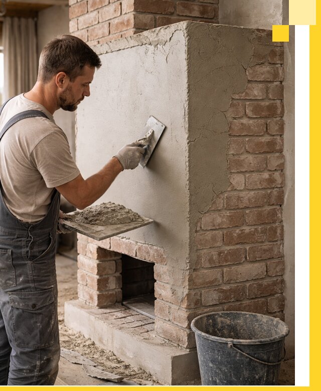 Отделка печей и облицовка каминов в Городце под ключ