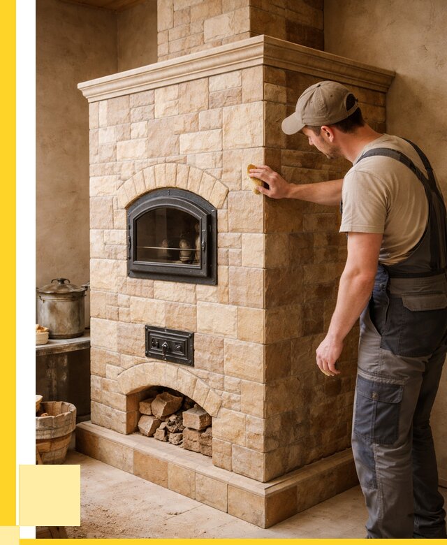 Облицовка печей в Городце от 4555 р. под ключ | ЭриданГрд