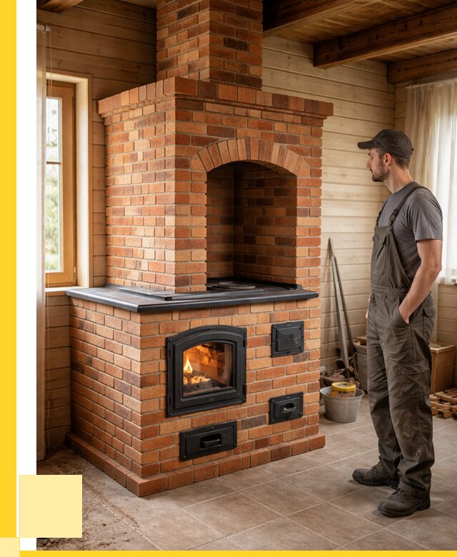 Кирпичные печи в Городце: купить от 151845 р. | ЭриданГрд