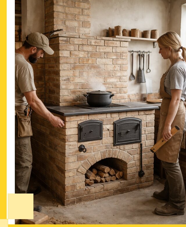 Варочно отопительные печи в Городце от 91107 р. | ЭриданГрд