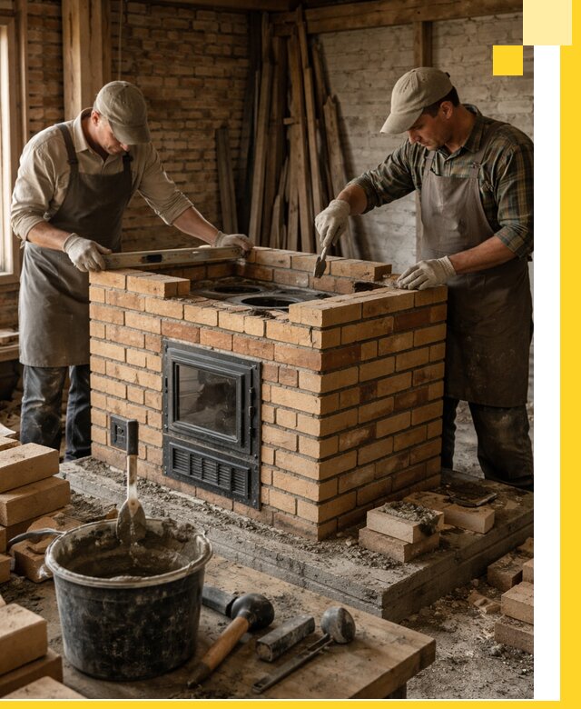 Изготовление и установка варочных печей под ключ в Городце