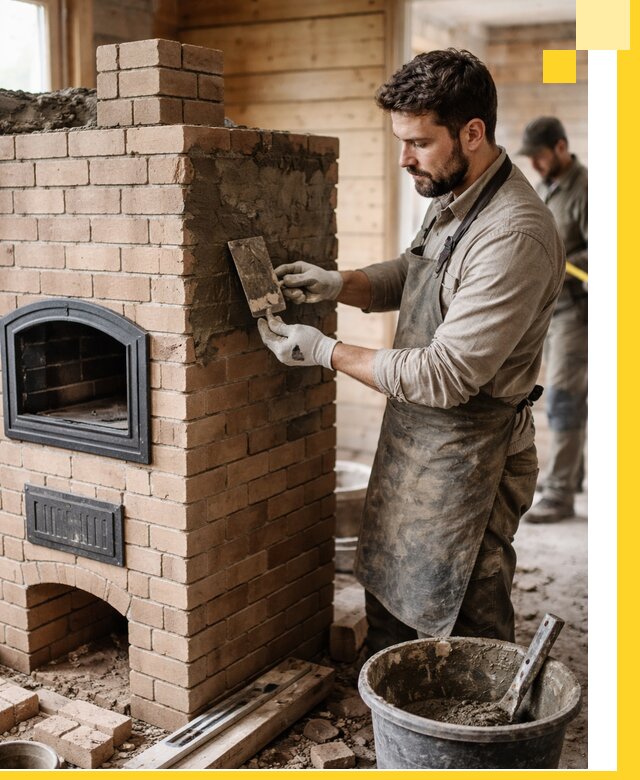 Изготовление и установка печей-шведок под ключ в Городце