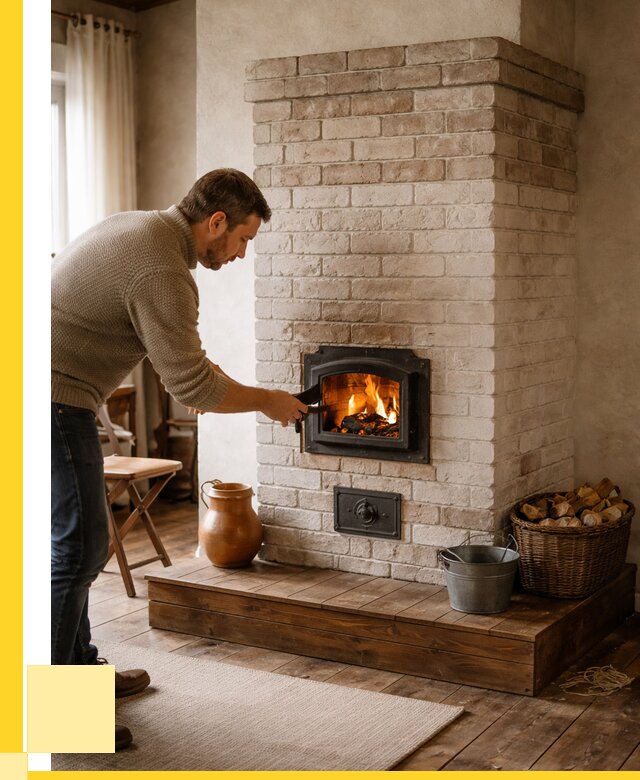 Печь голландка из кирпича в Городце от 86046 р. | ЭриданГрд