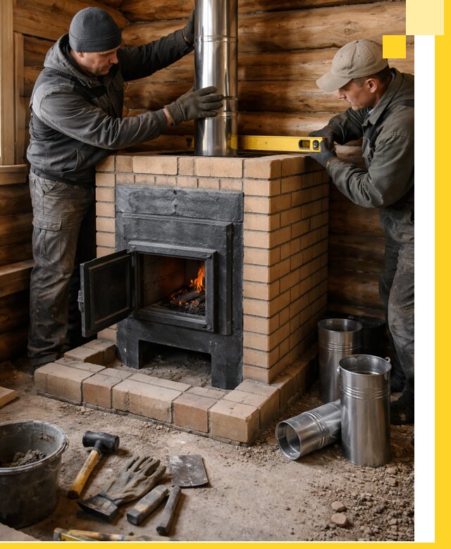 Проектирование, изготовление и установка банных печей в Городце