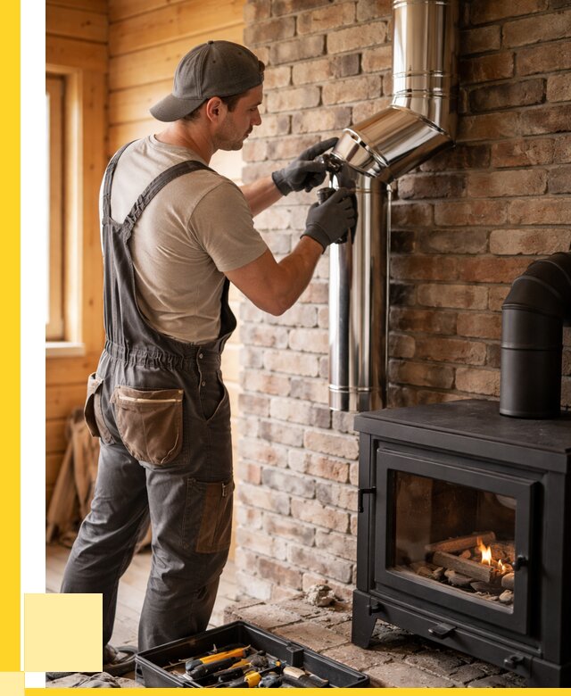 Монтаж дымоходов для печей в Городце от 7592 р. | ЭриданГрд