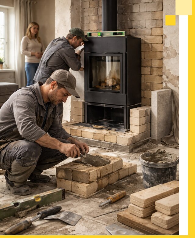 Печи и камины под ключ: проект, установка в Городце