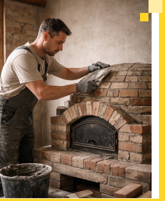 Изготовление и монтаж помпейских печей на заказ в Городце