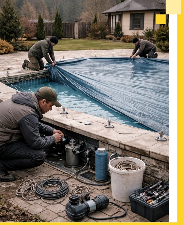 Консервация бассейнов в Городце: подготовка к длительному хранению