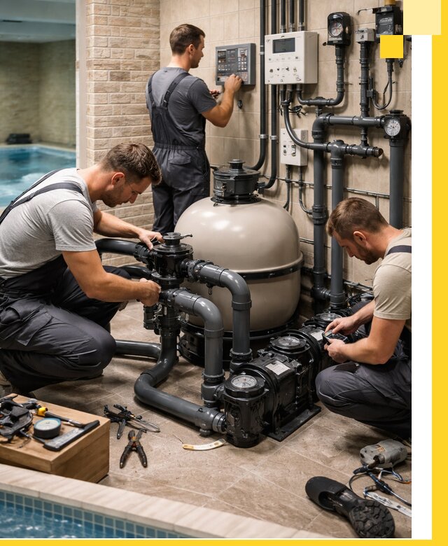 Комплексное оборудование для бассейнов под ключ в Городце