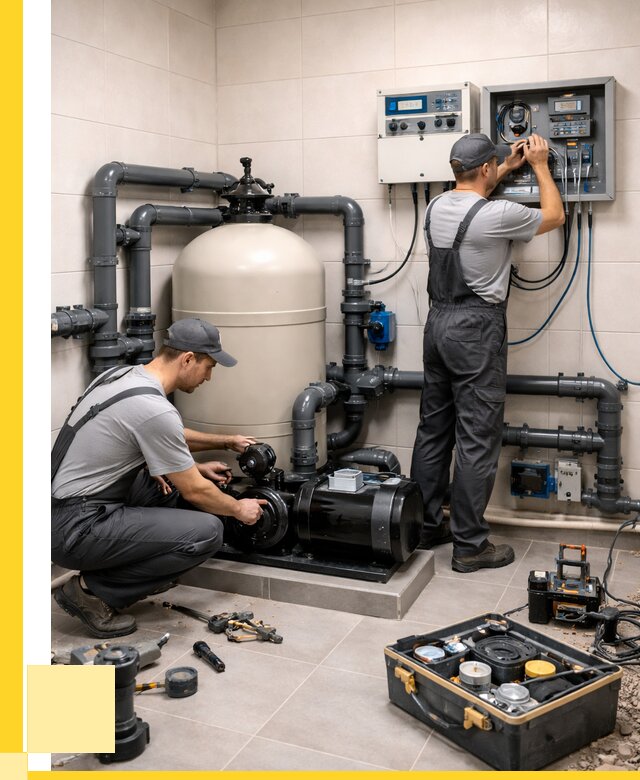 Монтаж оборудования для бассейнов в Городце от 40492 р. | ЭриданГрд