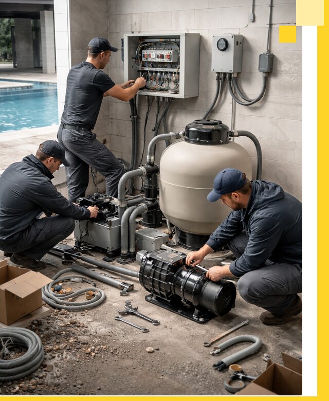 Профессиональный монтаж оборудования для бассейнов в Городце