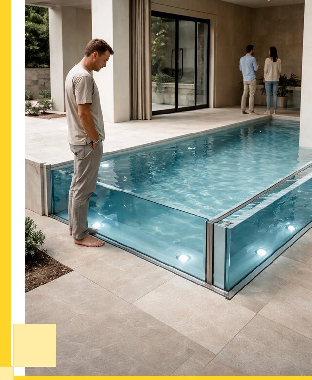 Стеклянные бассейны в Городце от 1214760 р. | ЭриданГрд — мозаика