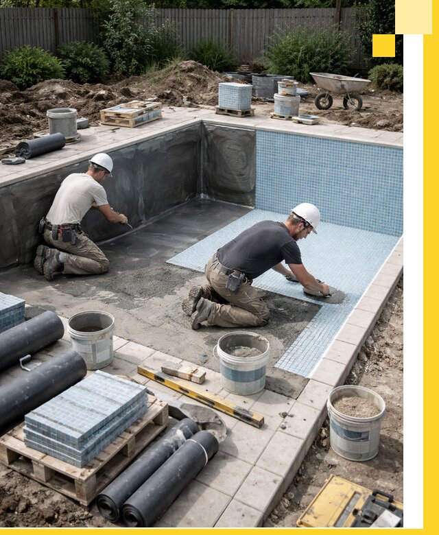 Проектирование и строительство стационарных бассейнов в Городце