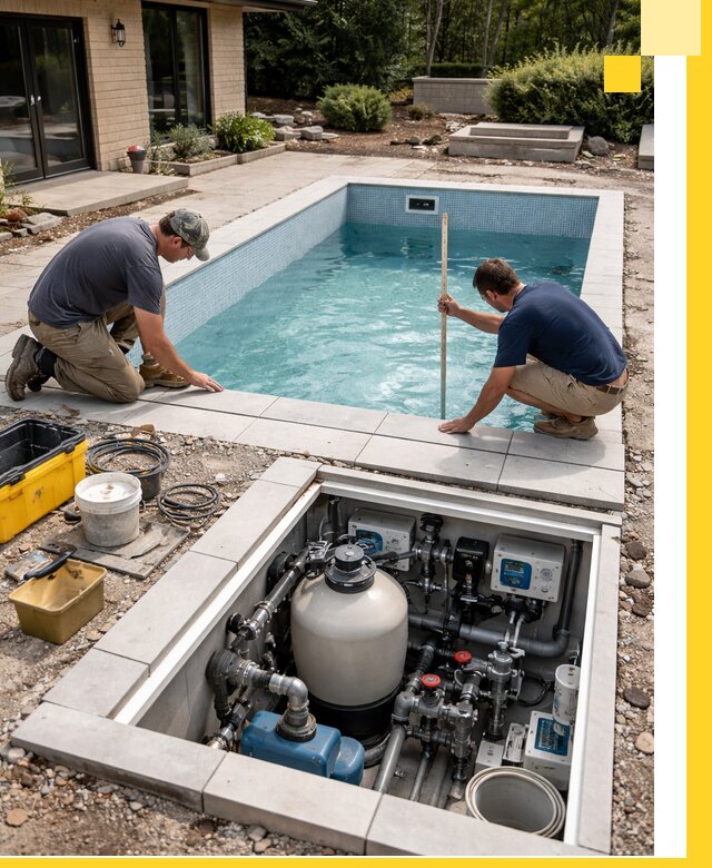 Строительство качественных домашних бассейнов под ключ в Городце