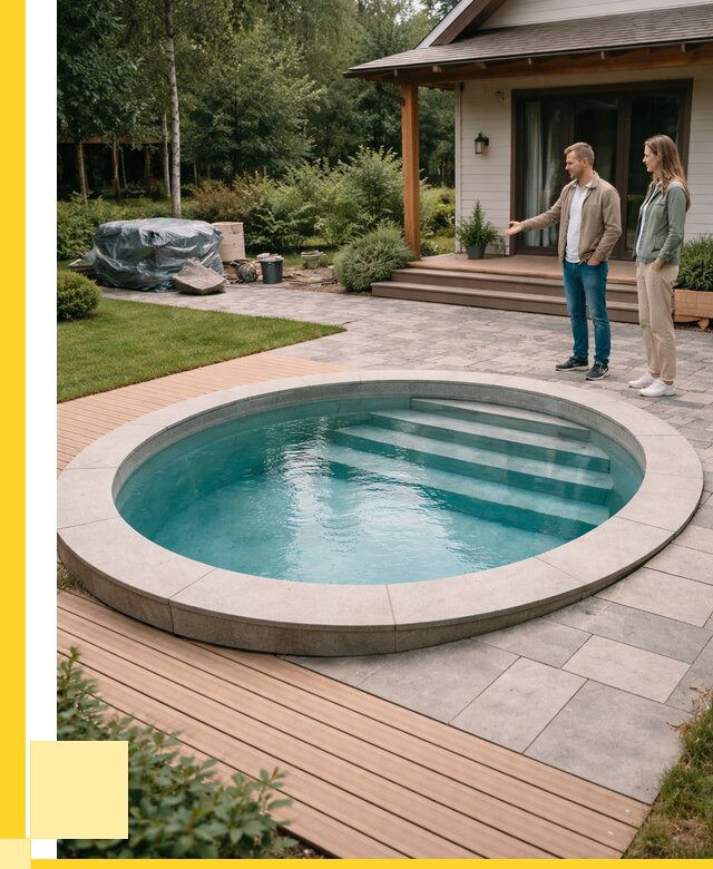 Бассейн на даче под ключ в Городце от 202460 р., ЭриданГрд