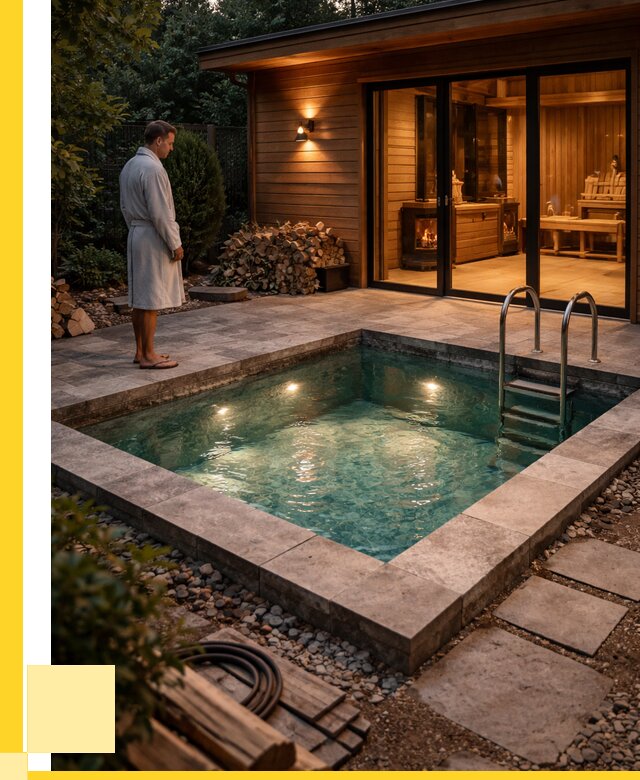 Бани с бассейном под ключ в Городце от 96169 р. | ЭриданГрд