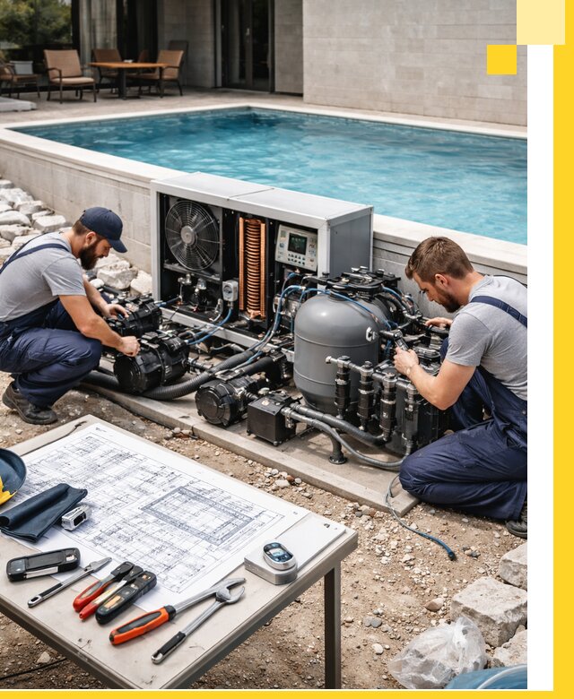 Проектирование и монтаж бассейнов с подогревом в Городце