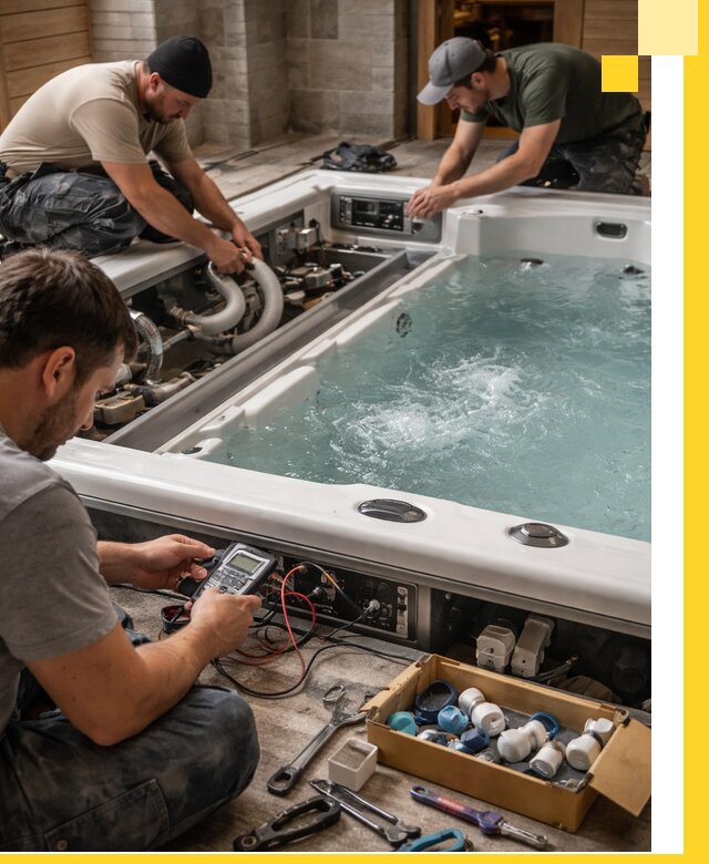 Гидромассажные бассейны под ключ в Городце, дизайн и монтаж