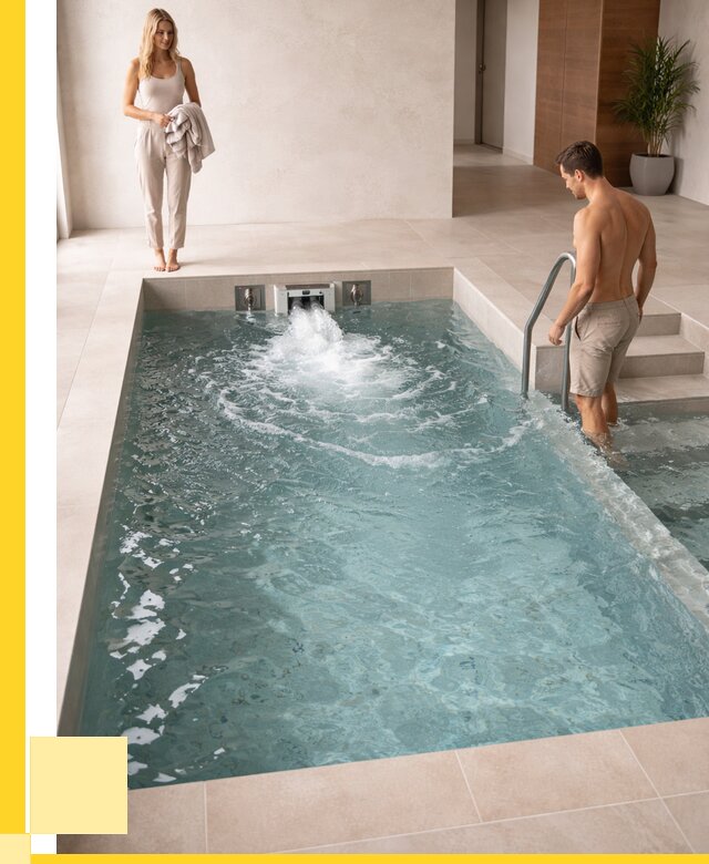 Бассейн с противотоком в Городце от 253075 р. | ЭриданГрд