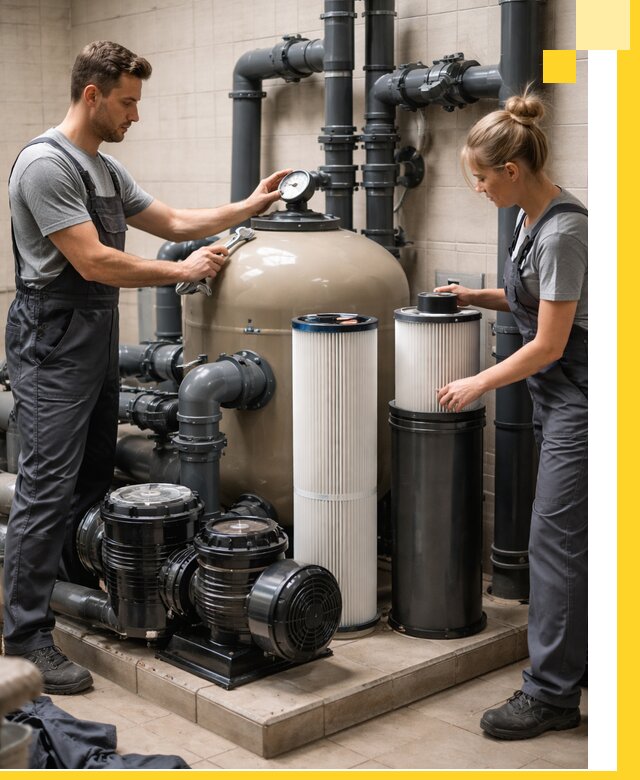 Фильтры и системы фильтрации для бассейнов в Городце