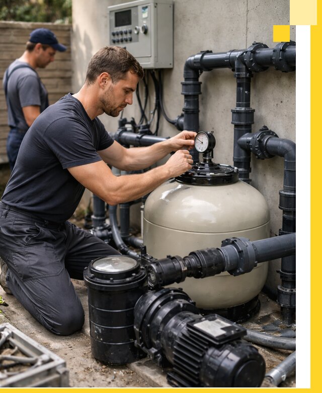 Поставка и монтаж фильтровального оборудования для бассейнов в Городце