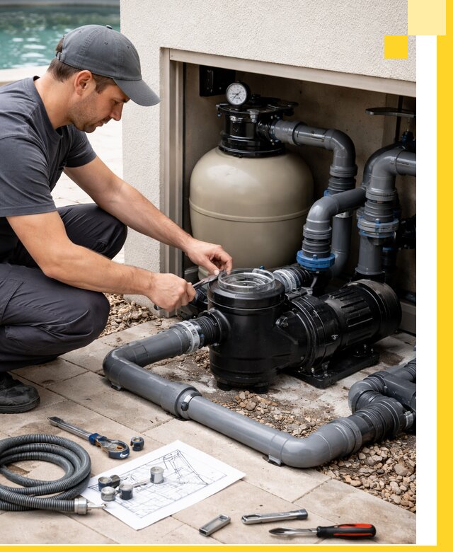 Поставка, монтаж и сервис насосов для бассейнов в Городце