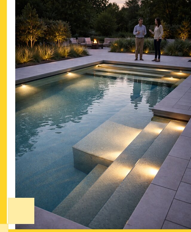 Освещение бассейнов в Городце под ключ от 25308 р. | ЭриданГрд