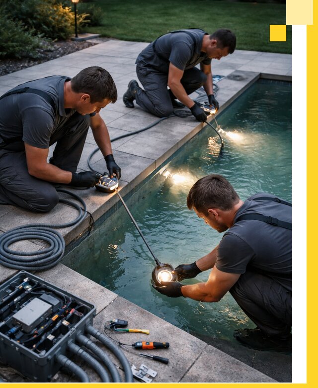 Профессиональное освещение бассейнов в Городце: дизайн и монтаж