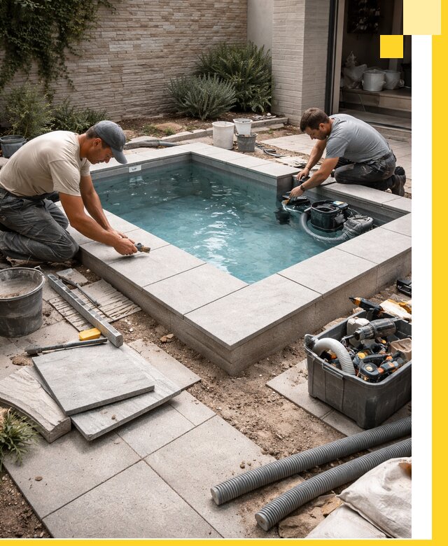 Мини бассейны под ключ в Городце, дизайн и установка