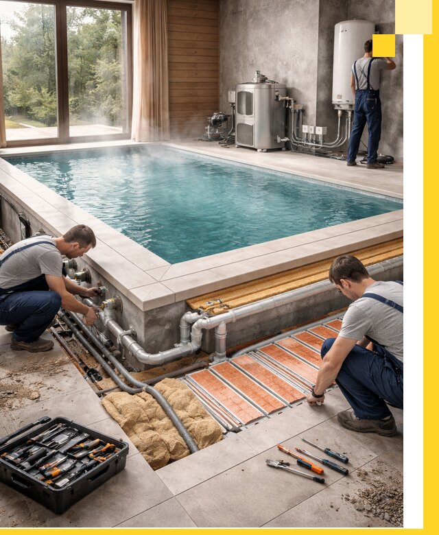 Проектирование и строительство тёплых бассейнов в Городце