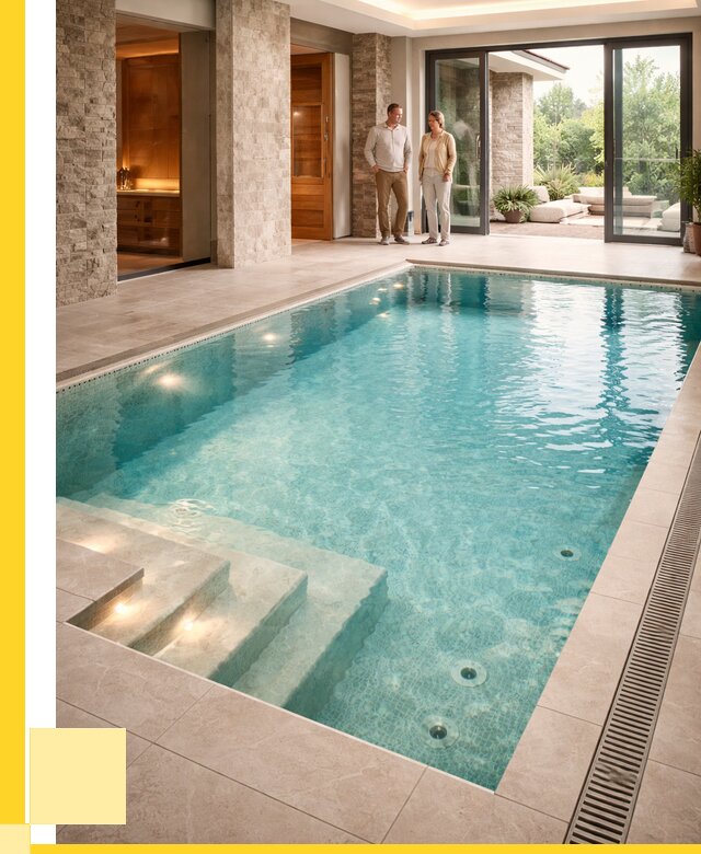 Бассейн во дворе в Городце: проект, отделка от 1214760 р. | ЭриданГрд