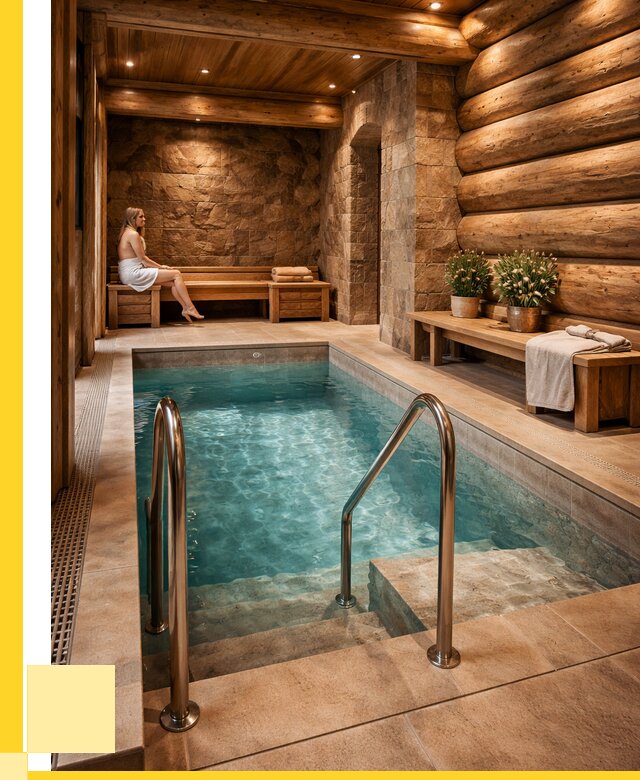 Аренда бани с бассейном в Городце от 1518450 р. | ЭриданГрд