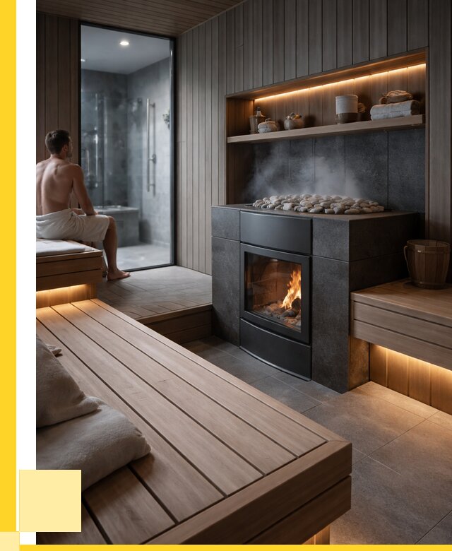 Проект сауны в частном доме в Городце от 35431 р. | ЭриданГрд