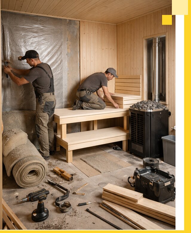 Проекты саун под ключ в Городце дизайн и строительство