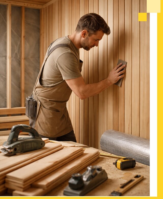 Профессиональная отделка саун и парных под ключ в Городце