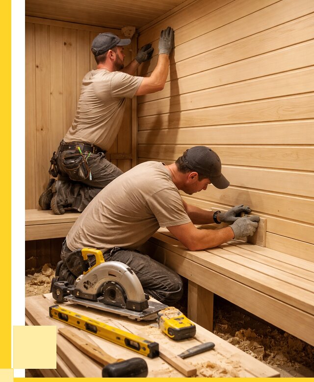 Обшивка саун вагонкой в Городце от 2531 р. | ЭриданГрд