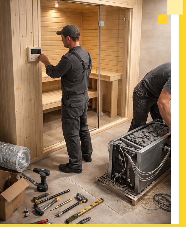 Поставка, установка и монтаж электрических саун в Городце