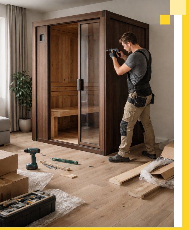 Установка и производство мини саун под ключ в Городце